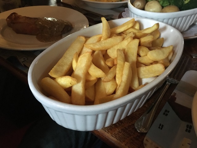 Chips from The New Inn Goodleigh