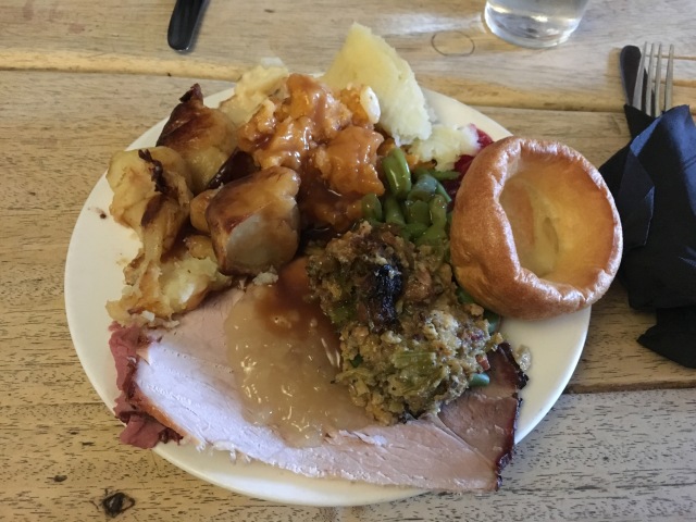 Sunday carvery lunch at The Exmoor White Horse Inn, Exford